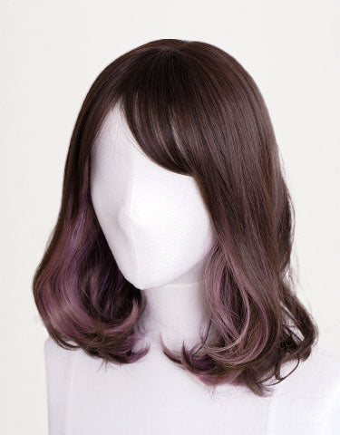 インナーカラーウェイブミディ