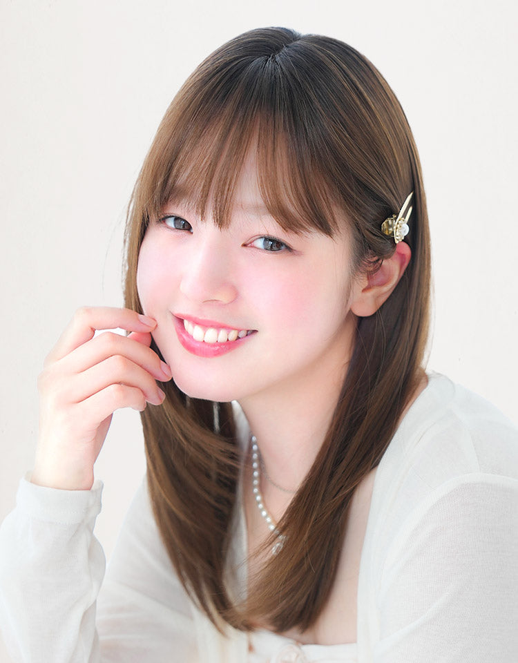 ミルキーモカブラウンプリンを着用したモデル