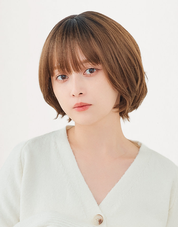 ラテショート人毛MIX