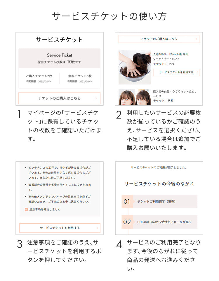 サービスチケット