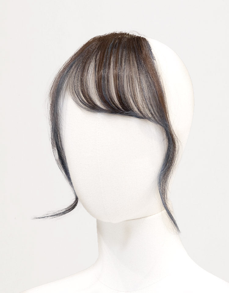 総手植え前髪ウィッグ バングカラー