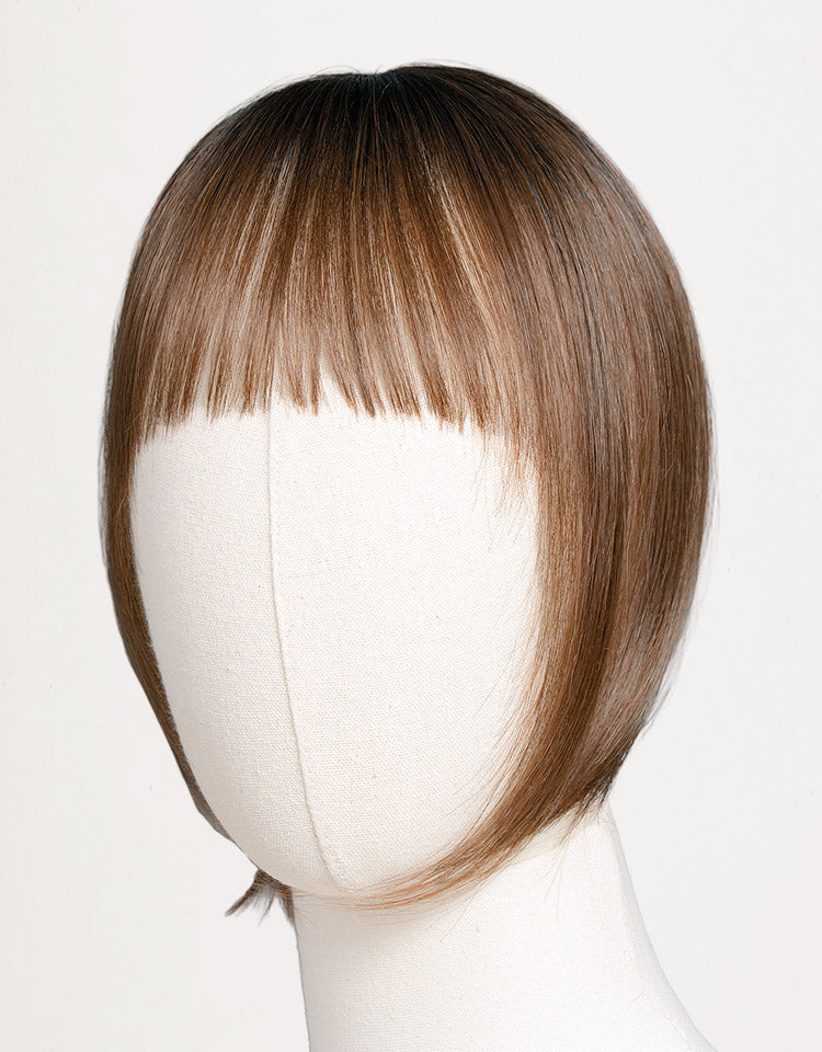つむじ付き前髪ウィッグ ナチュラルバング人毛MIX