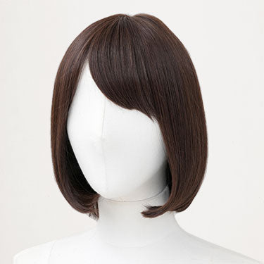 天使のボブ人毛MIX チョコブラウン