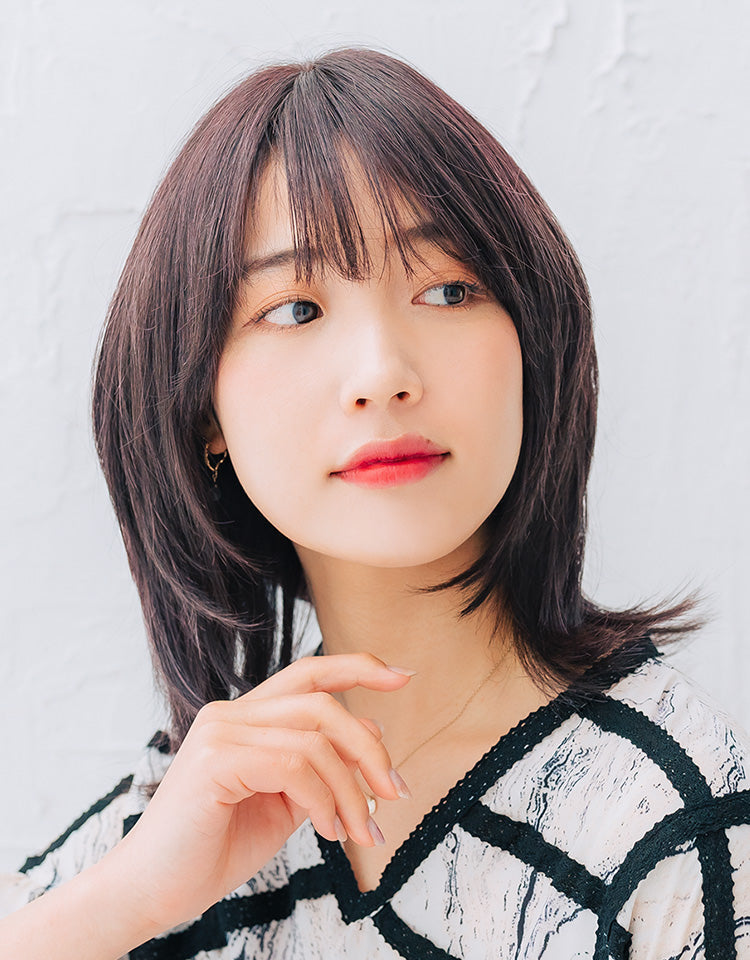 【ヘアスタイルコレクション】天使のカーネーション人毛MIXのモデル着用写真