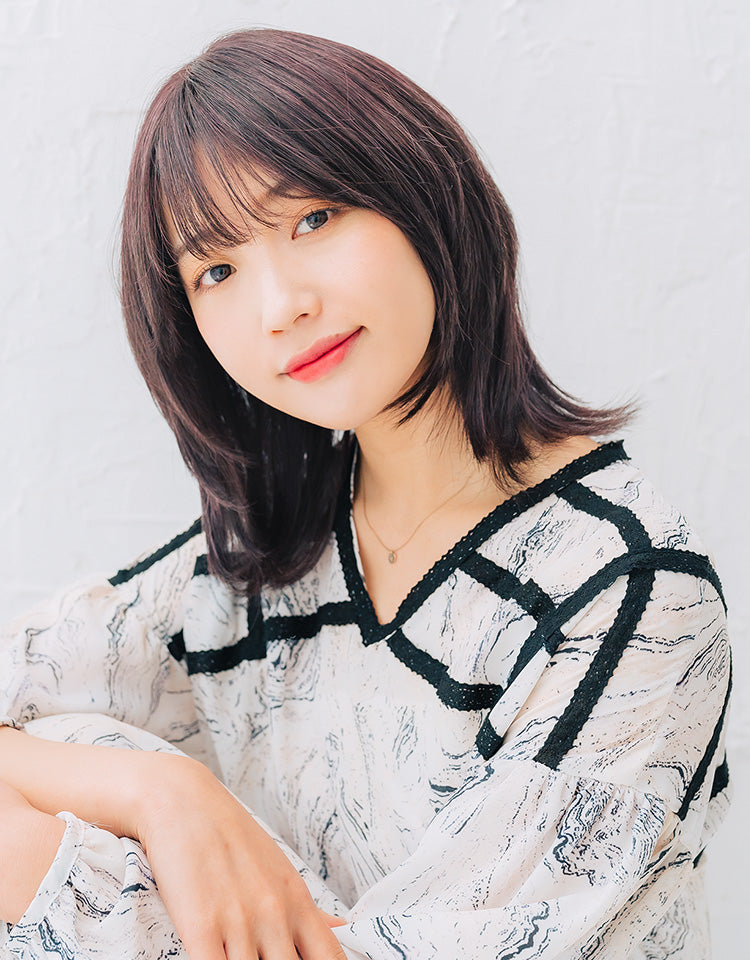 【ヘアスタイルコレクション】天使のカーネーション人毛MIXのモデル着用写真