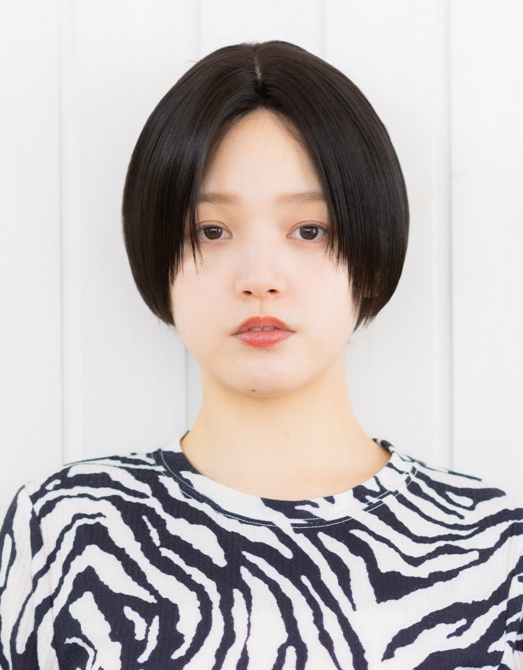 【ヘアスタイルコレクション】天使のスピネルショート 正面から