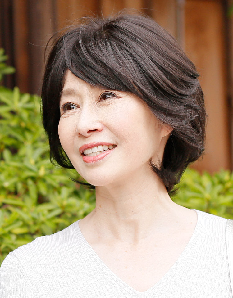 エクラショート人毛MIXスキン付