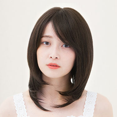 天使のレイヤーセミディ人毛MIX