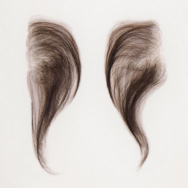 もみあげウィッグ 人毛100%