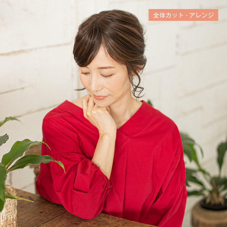 天使のヘアピース フリーリー人毛MIX