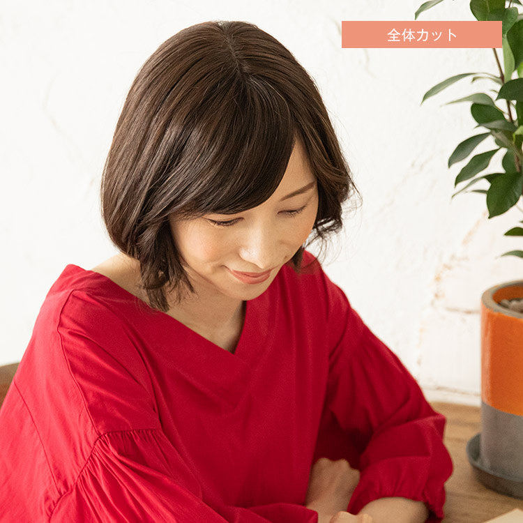 天使のヘアピース フリーリー人毛MIX