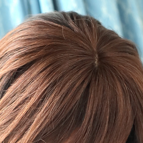 ヘアピースnatural前髪横流し人毛100%