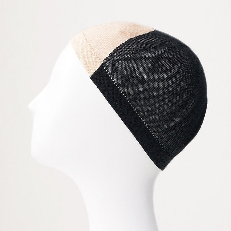 ウィッグアンダーキャップ 無縫製コットン100%