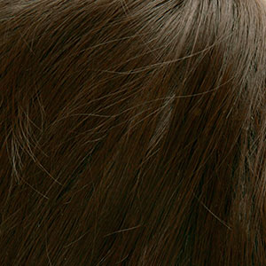 トップカバーピースナチュラルカール人毛MIX