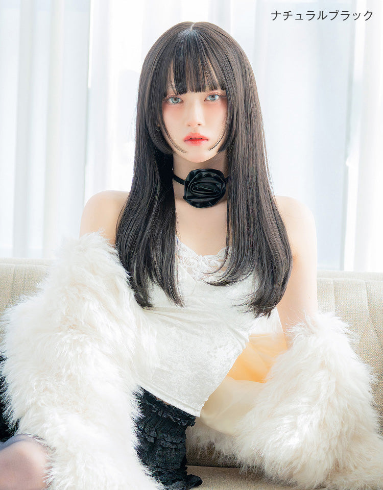シャムロング ナチュラルブラックを着用したモデル