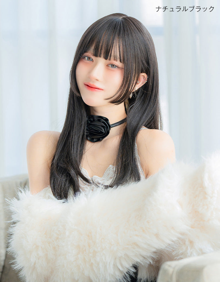 シャムロング ナチュラルブラックを着用したモデル