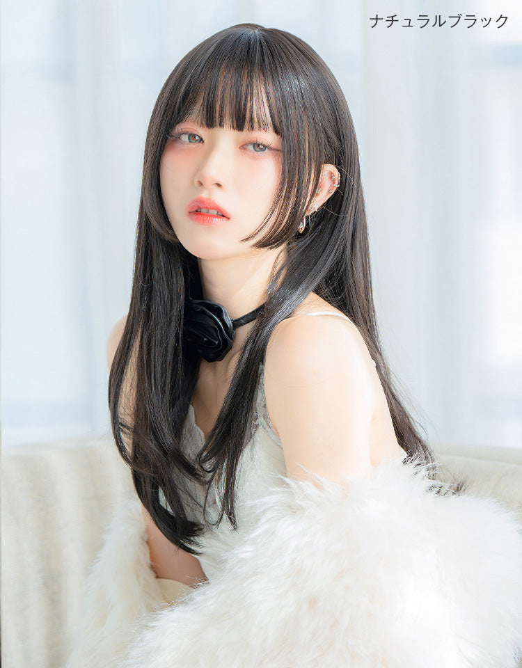 シャムロング ナチュラルブラックを着用したモデル