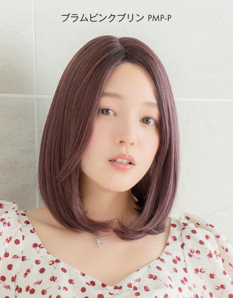 プラムピンクプリンを着用したモデル