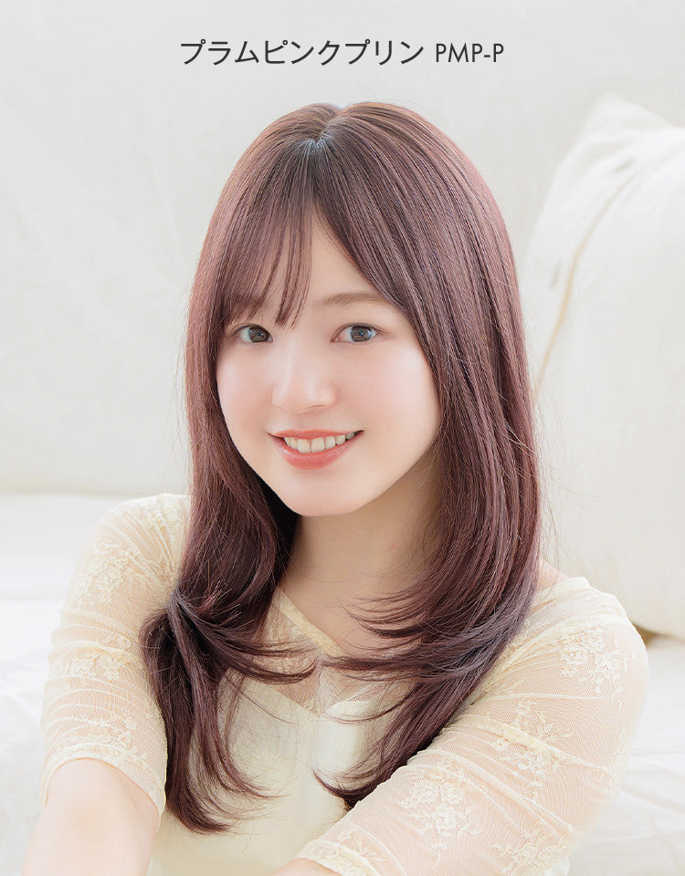 プラムピンクプリンを着用したモデル