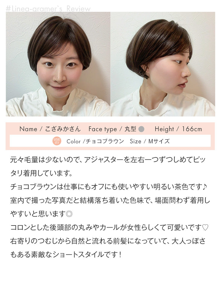 アークショート フルウィッグ ショート｜リネアストリア