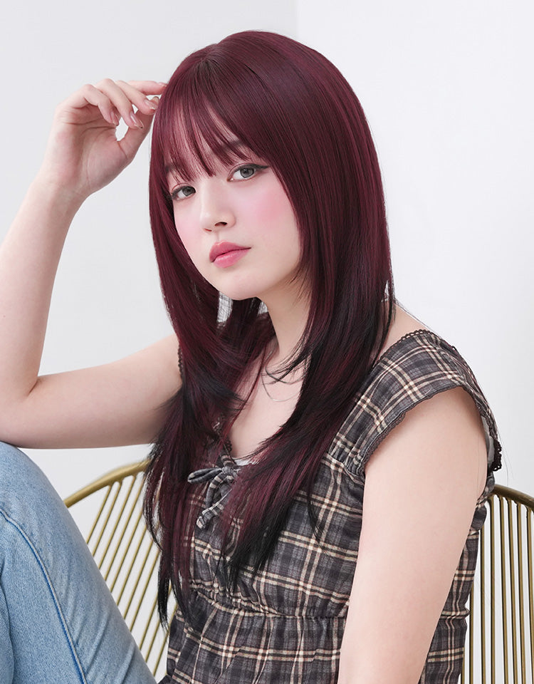 ベリーレッド×きつねカラー