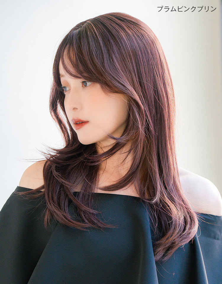 プラムピンクプリンを着用したモデル