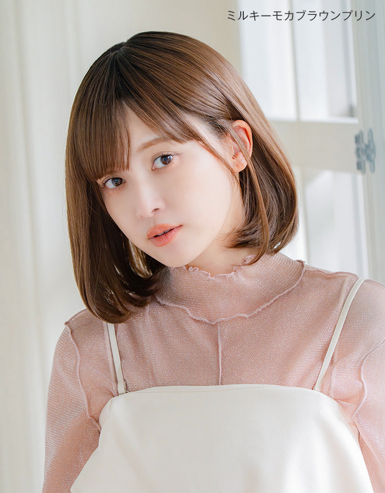 ミルキーモカブラウンプリンを着用したモデル