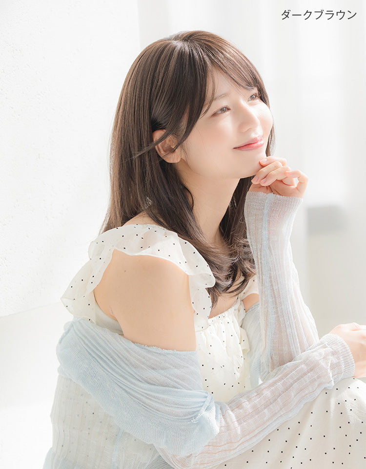 天使のPlumeミディ フルウィッグ ミディアム｜リネアストリア