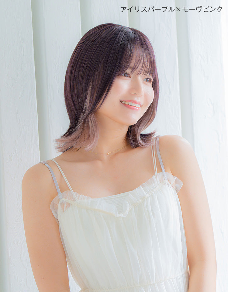 アイリスパープル×モーヴピンクを着用したモデル