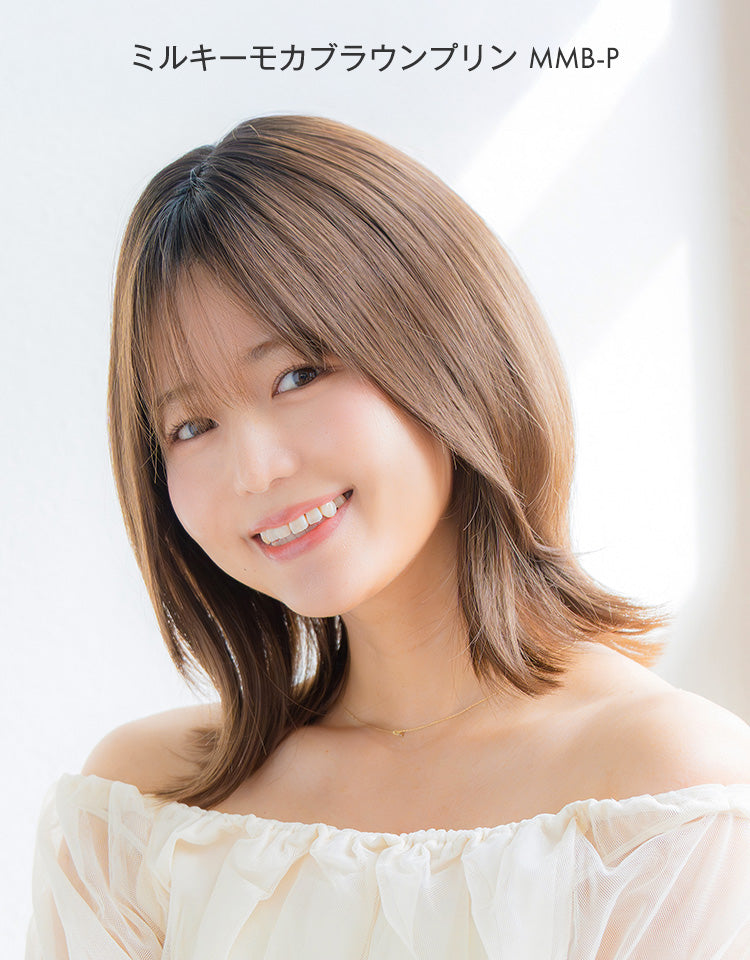 ミルキーモカブラウンプリンを着用したモデル