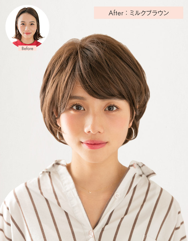 天使のModishショート Before&After