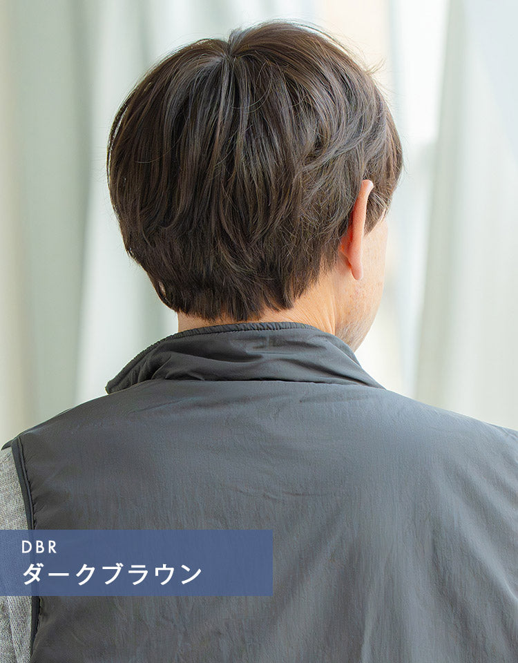 天使のクレールショート ダークブラウン着用イメージ バック