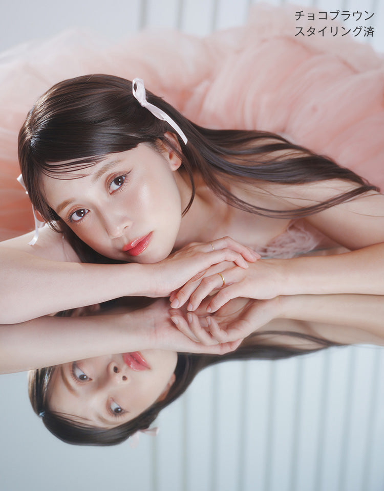 天使のチュチュロング チョコブラウン(スタイリング済)を着用したモデル写真
