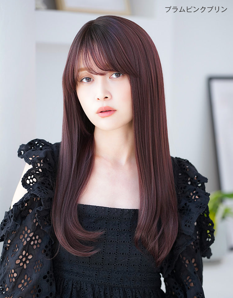 天使のチュチュロング プラムピンクプリンを着用したモデル写真