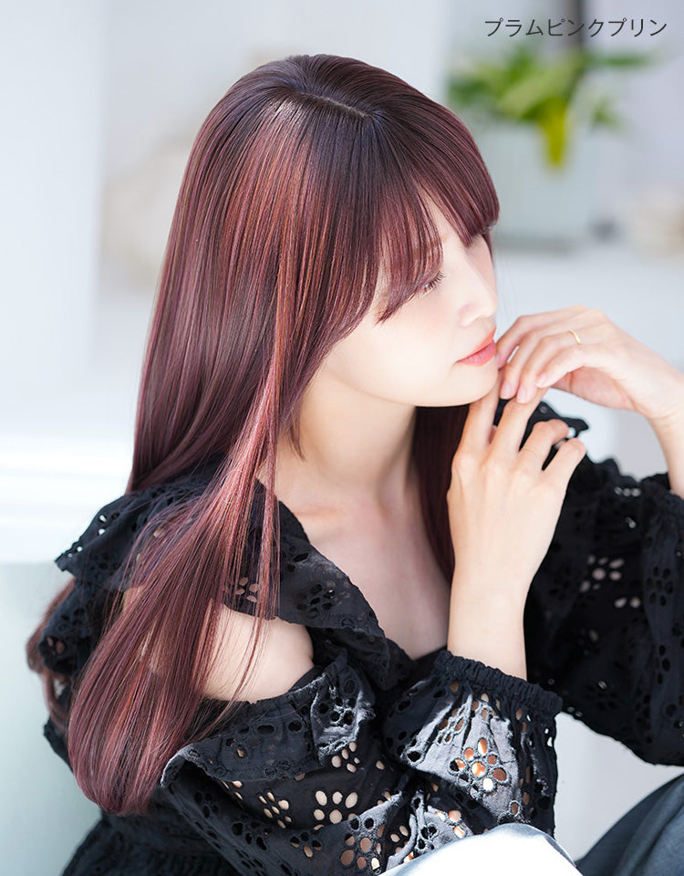 天使のチュチュロング プラムピンクプリンを着用したモデル写真