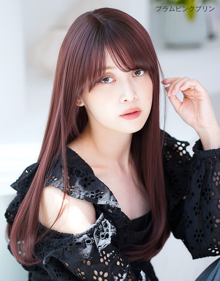 天使のチュチュロング プラムピンクプリンを着用したモデル写真