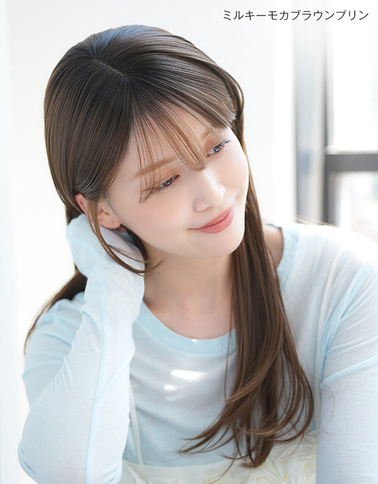天使のチュチュロング ミルキーモカブラウンプリンを着用したモデル写真