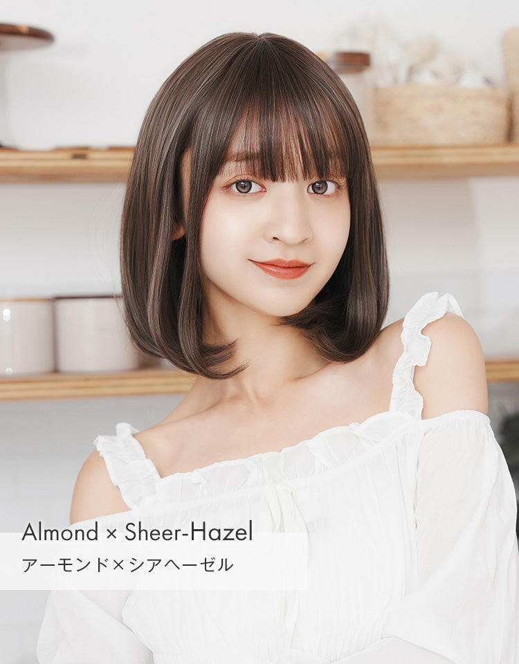 アーモンド×シアヘーゼルを着用したモデル