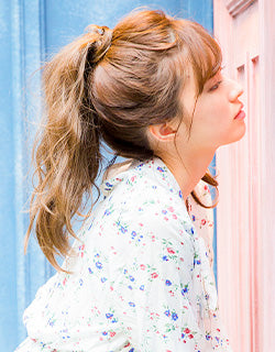 ブリッジポニーテール マシュマロウェイブ