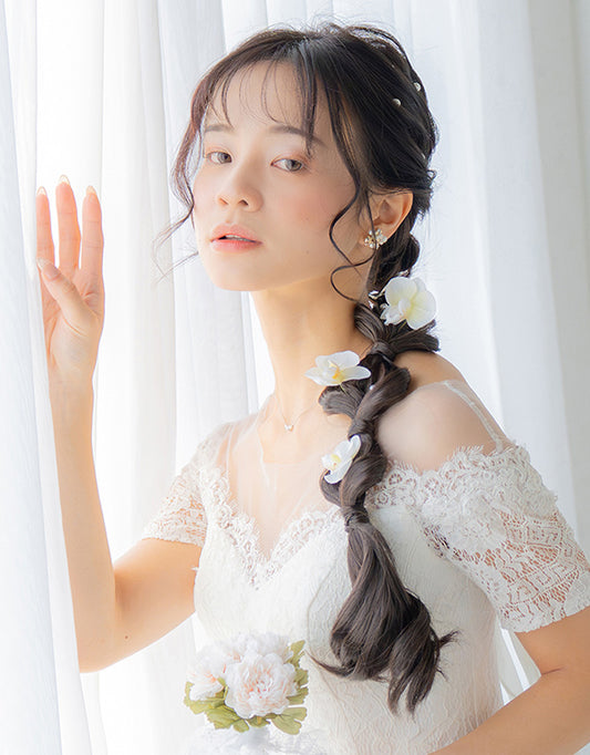 リングポニーテール アレンジ