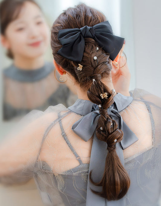 ブリッジポニーテール 編みおろしアレンジ