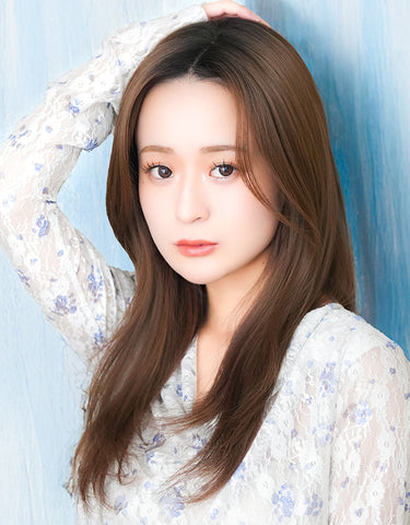 ヘアピースワイド＿レースフロントナチュラルロング