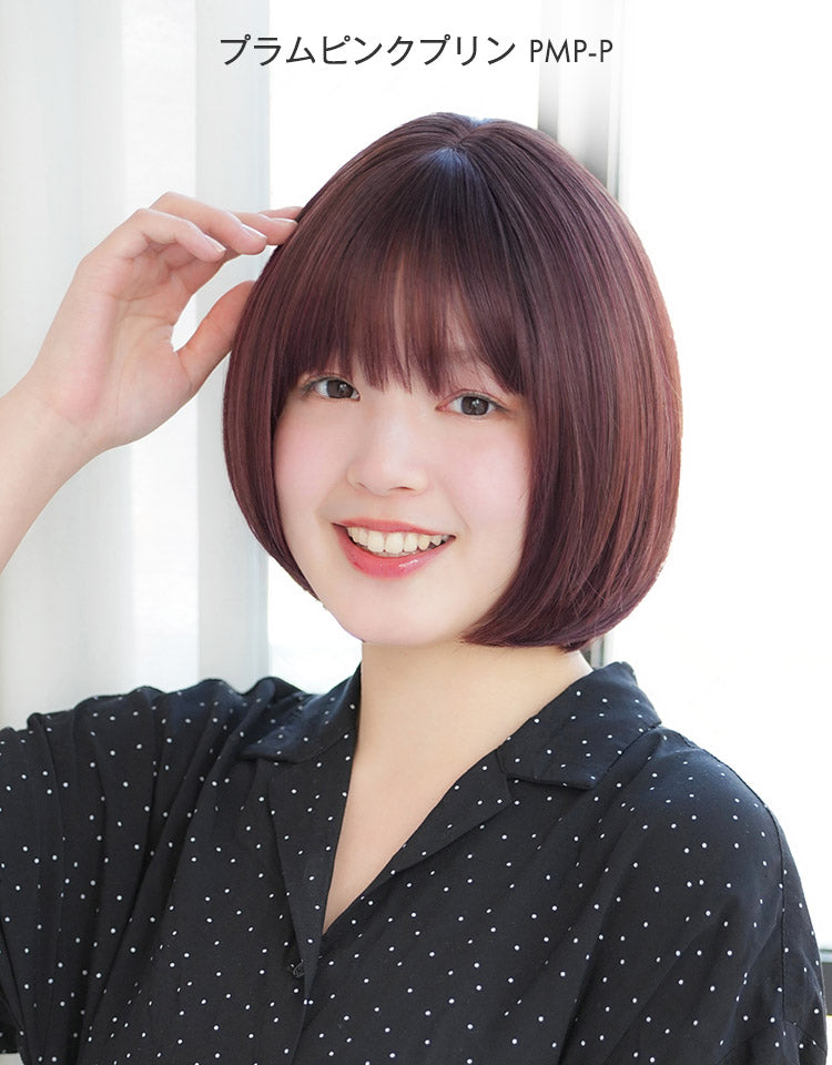 リラックスウィッグ チェルシーショート プラムピンクプリン PMP-P