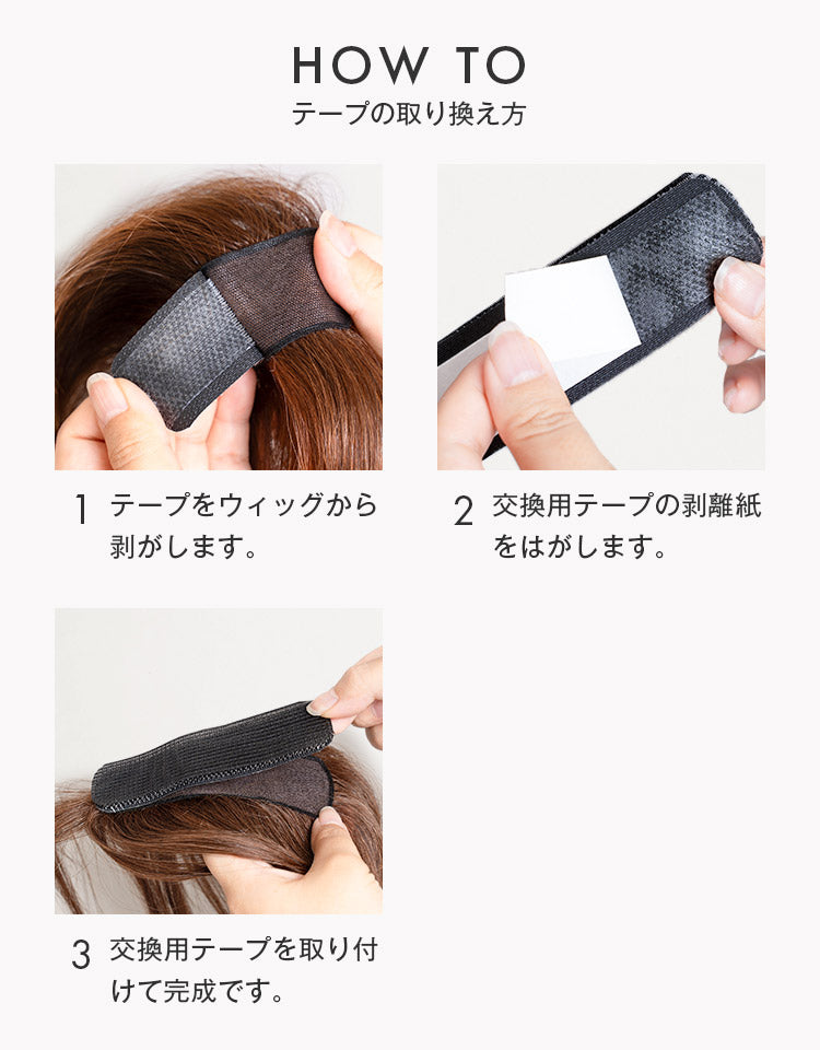 テープの取り換え方法