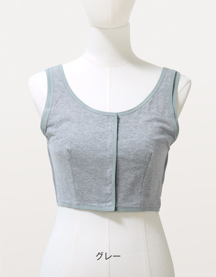 ソフトケアブラ グレー フロント