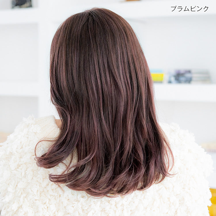 プラムピンクを着用したモデル写真