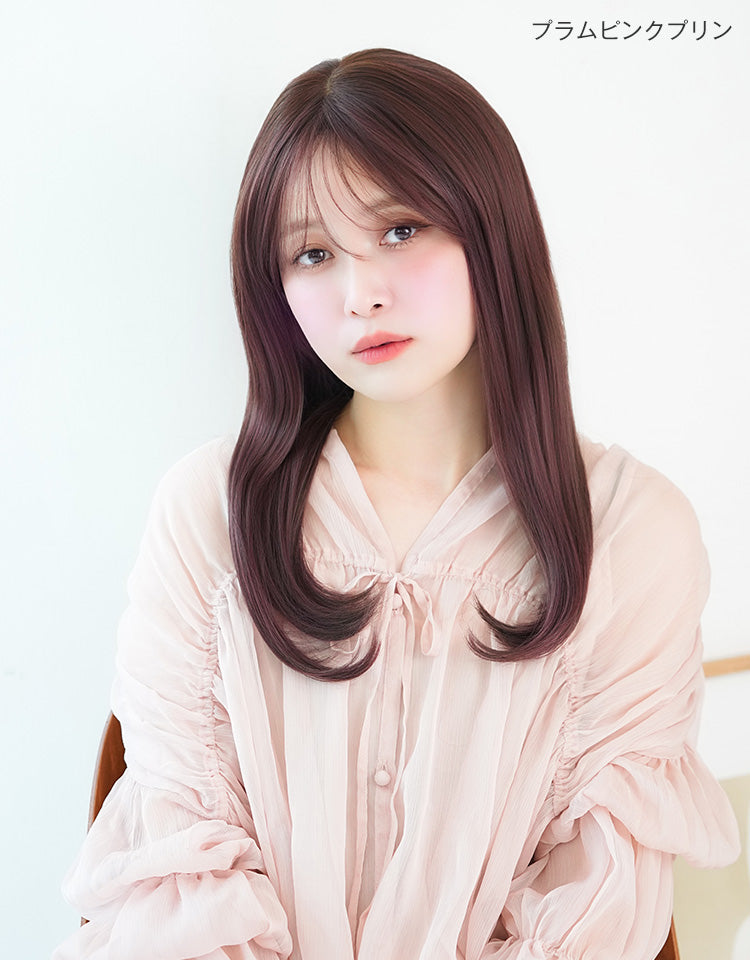 プラムピンクプリンを着用したモデル