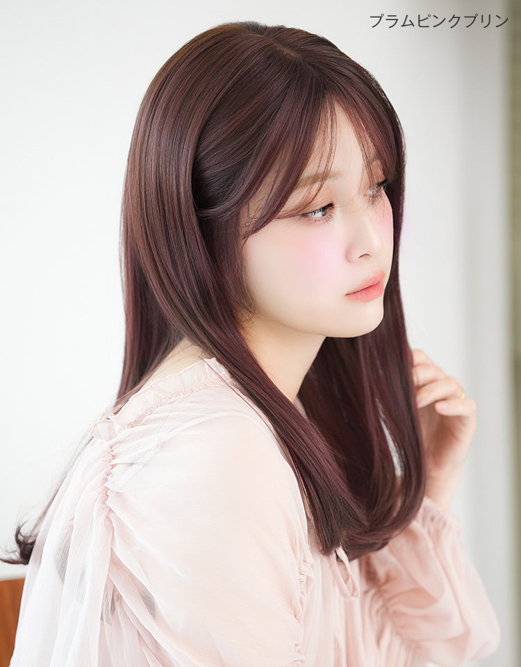 プラムピンクプリンを着用したモデル