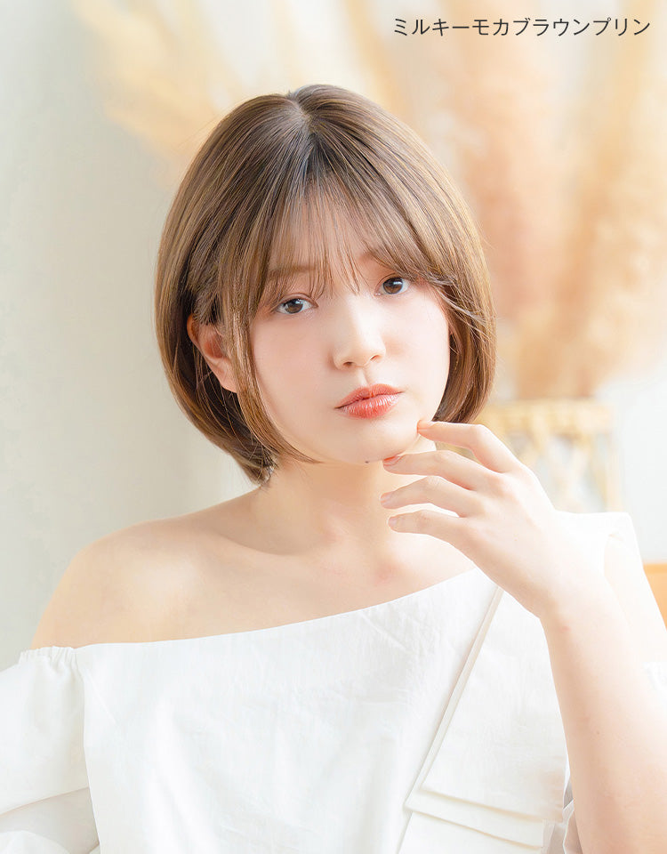 ミルキーモカブラウンプリンを着用したモデル
