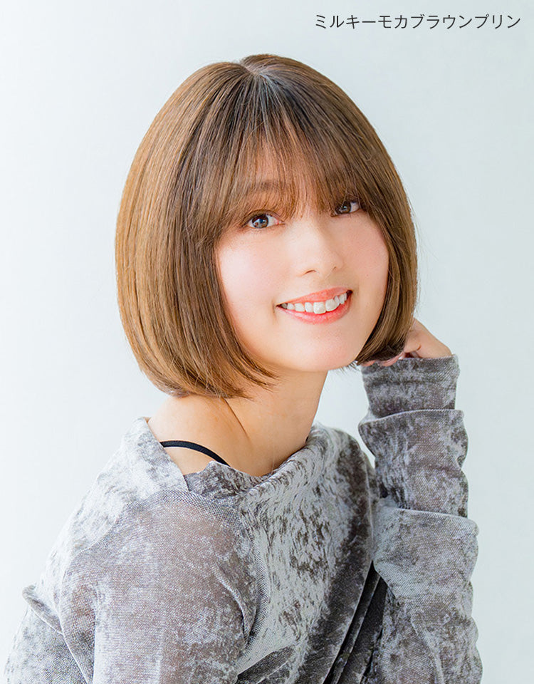 ミルキーモカブラウンプリンを着用したモデル